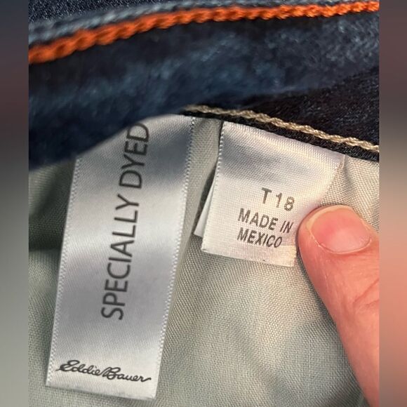 Eddie Bauer Women’s Jeans Curvy Bootcut Waist 38” Inseam 34” Rise 10.5” EUC - Picture 12 of 14